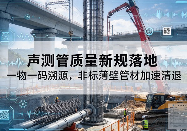 涿鹿声测管质量新规落地，一物一码溯源，非标薄壁管材加速清退